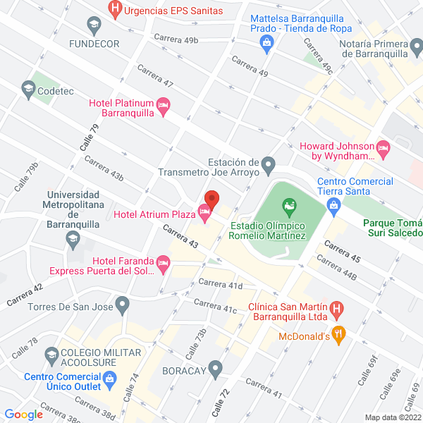 Map of Uniexpres