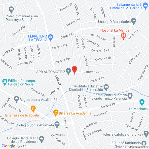 Map of Wooden Office E.U.