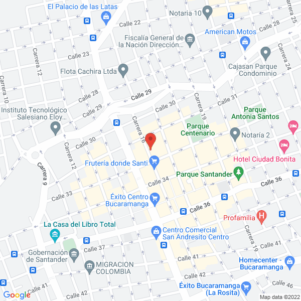 Map of Distribuidora Avícola Pollocentro