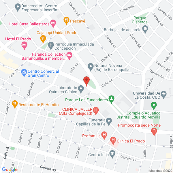 Map of Fernandez Trespalacios Hnos. Ltda