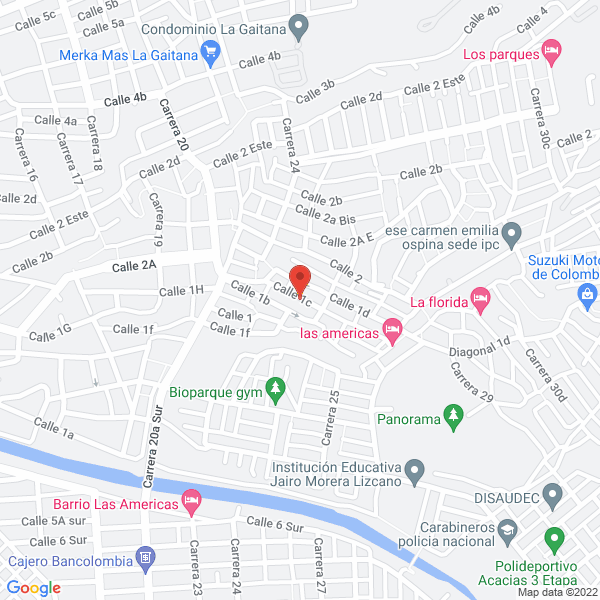 Map of Ornamentaciones Caviedes
