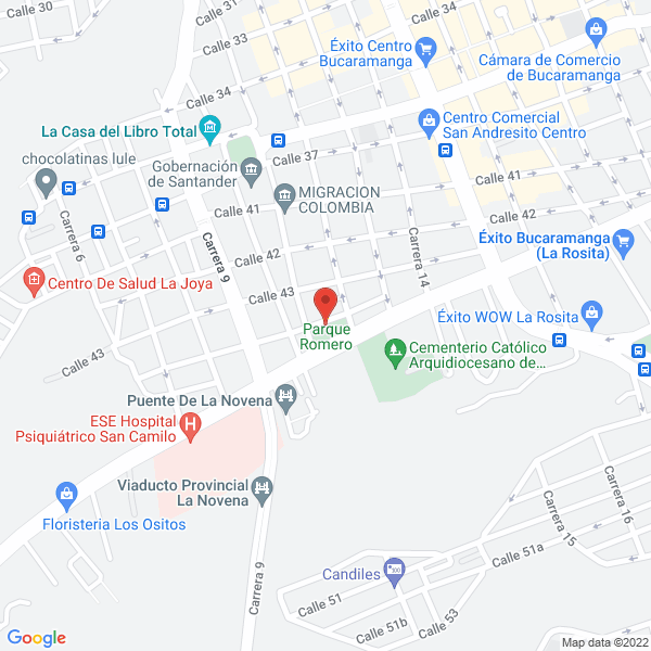 Map of Floristería Nelly Arciniegas