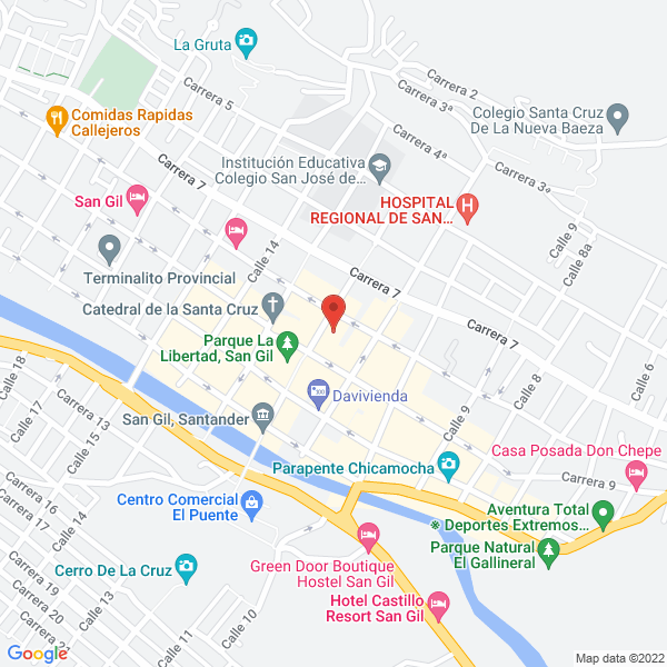 Map of La Mansion De Sam Hotel Boutique
