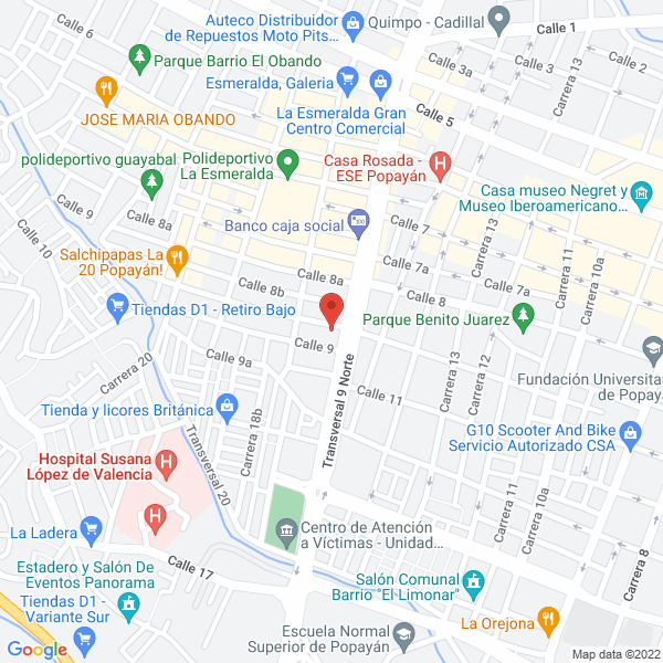 Map of Consorcio Seres Sas
