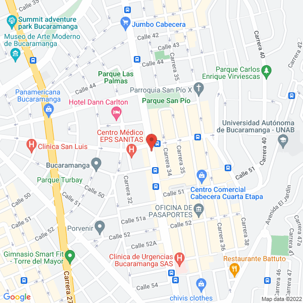 Map of Centro Naturista El Secreto De La Abuela