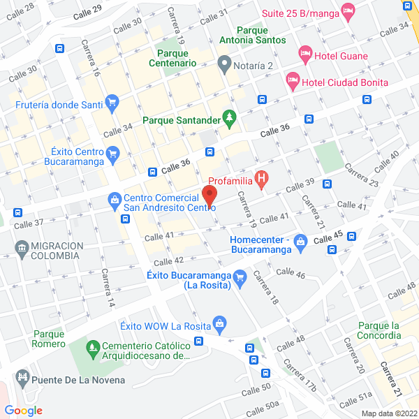 Map of Vidriería Los Cristales