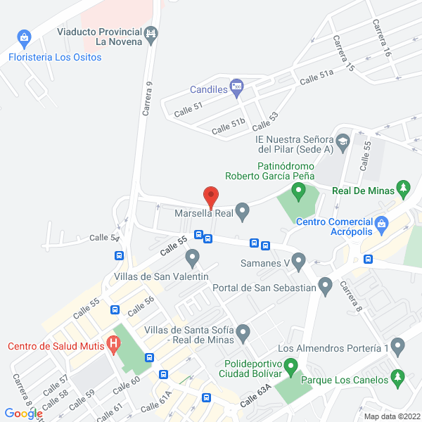 Map of Trailer`S De Santander