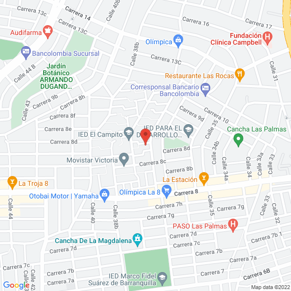 Map of Transporte Pesado Internacional Ltda. T.P.I.