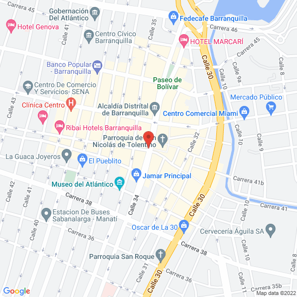 Map of Zuluaga Rodrigo