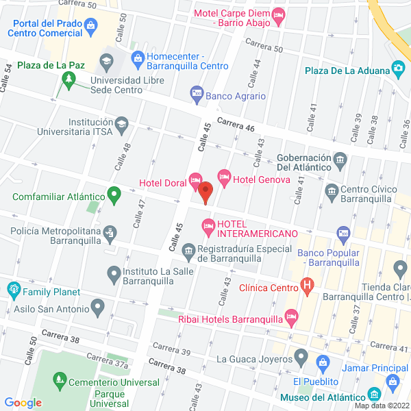 Map of Agrocecar Ltda.
