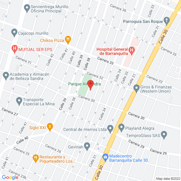 Map of Agua Bonfresh