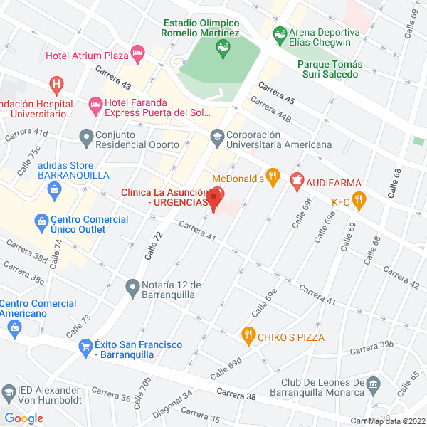 Map of Ahumada Plá Gustavo