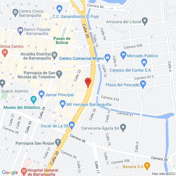Map of Piñatería El Nuevo Campesino