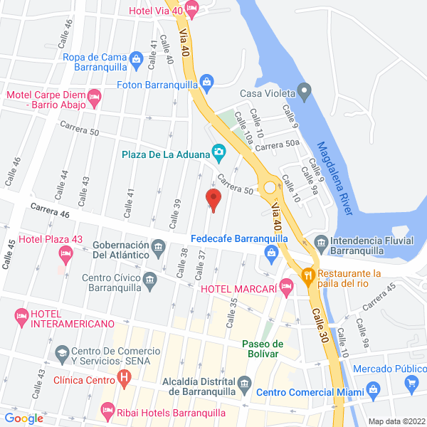 Map of Asocreto
