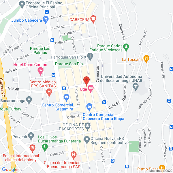 Map of Nelly Duran Studio La Coiffure