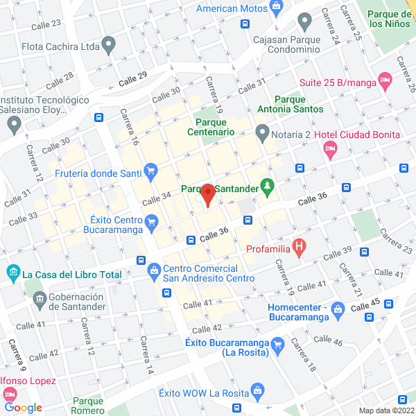Map of Peluqueria Latina