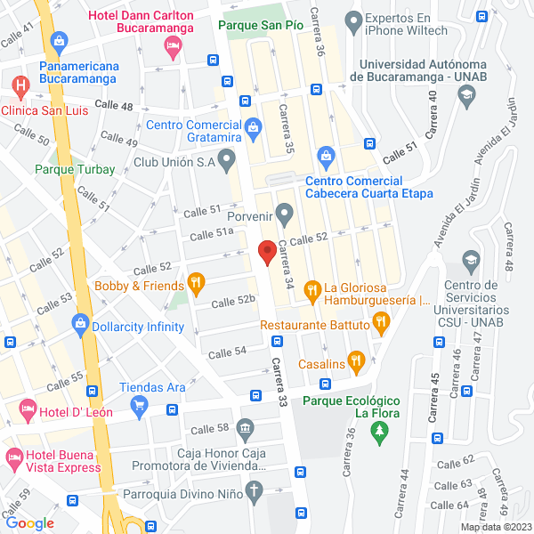 Map of Personitas De Impacto