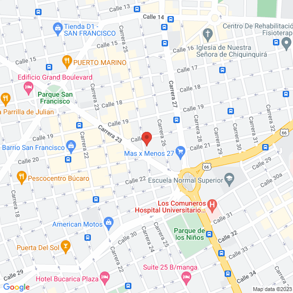 Map of Pizzería Y Comidas Rápidas La Perrada De Pacho