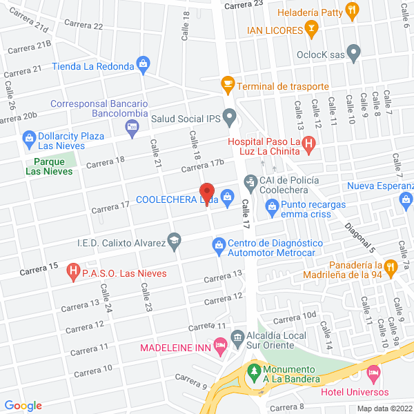 Map of Servicios Médicos Integrales Bernardo Houssay