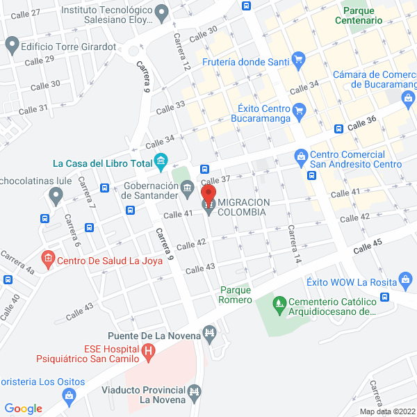 Map of Almacén Oficial