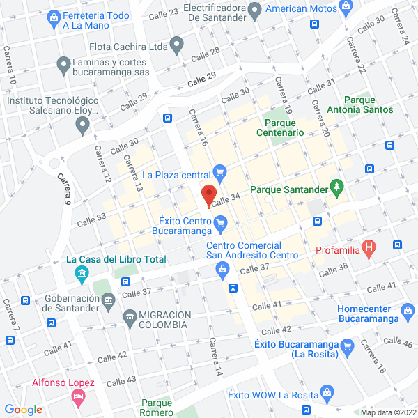 Map of Almacén Unicas Sport