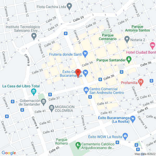 Map of Cosméticos Y Fantasías Chiquinquirá
