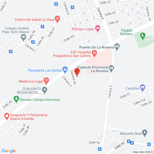 Map of Industría Manufacturera Evar