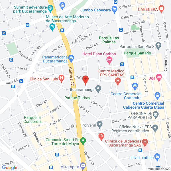 Map of Restaurante Vegetariano Namaste