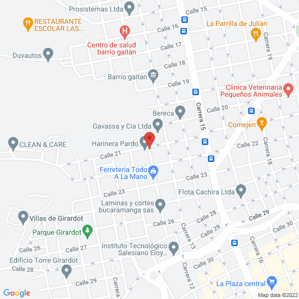 Map of Salud Punto Social