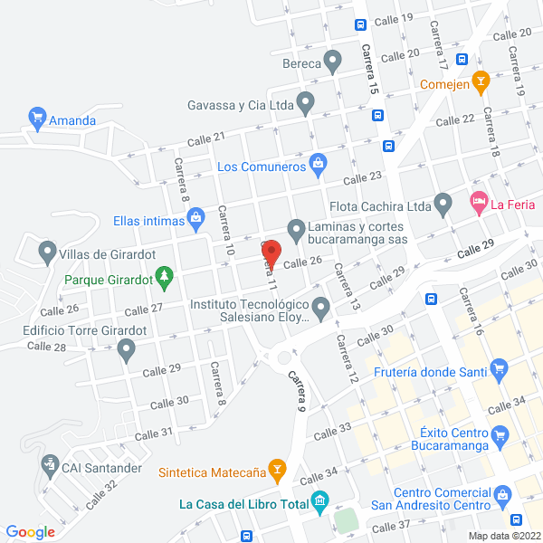 Map of Servimotos Edgar