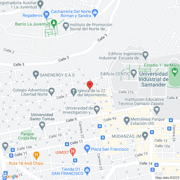Map of Shoes Speed Emmanuel-Sharik