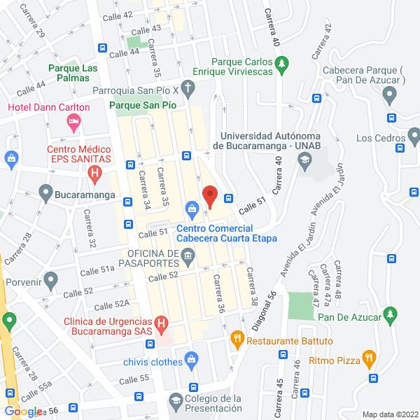 Map of Urbano Project