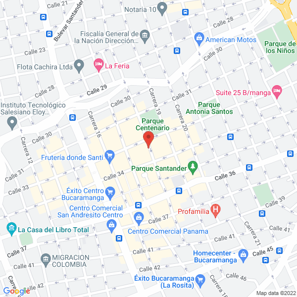 Map of Variedades Liliana