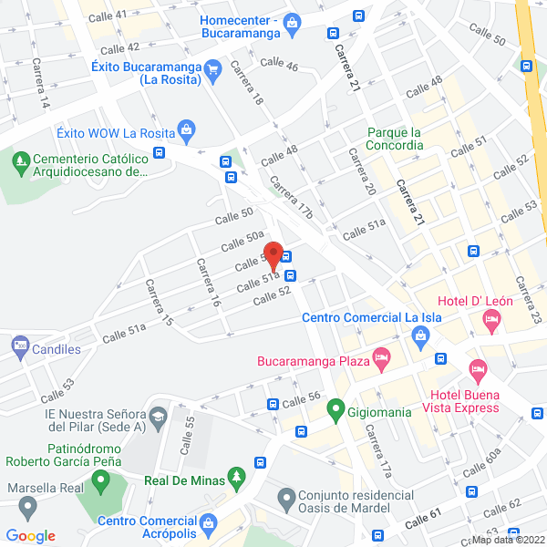 Map of Yobis De Lozada