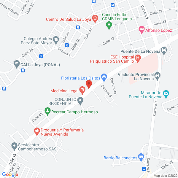 Map of Yois Frut