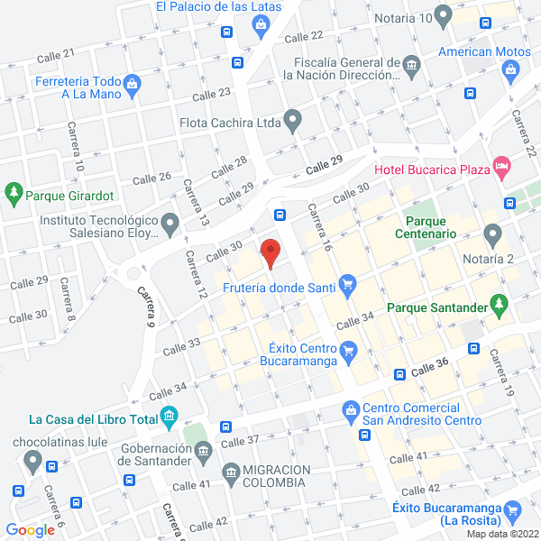Map of Zapata Mesa Jairo Armando