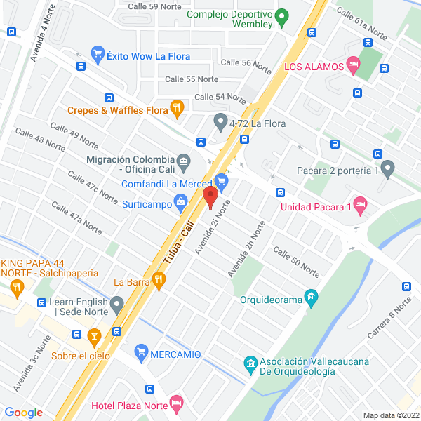 Map of Panadería Y Pastelería La Merced