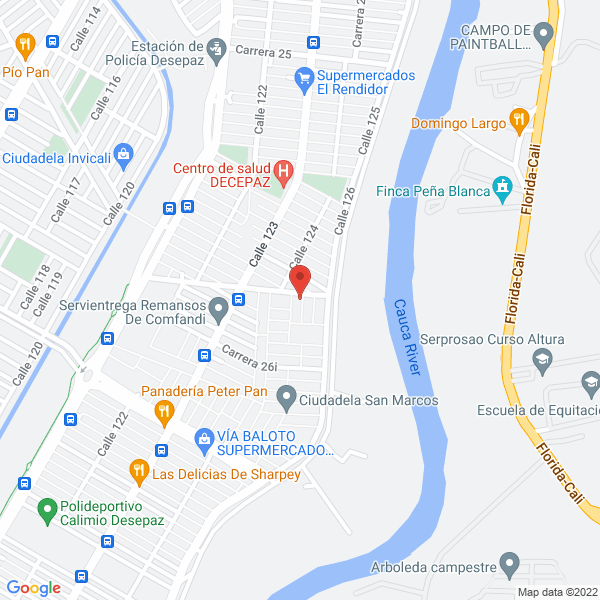 Map of G&T Meltiservicios S.A.S.