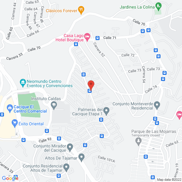 Map of C.I. Manufacturas Piedrafina S.A.