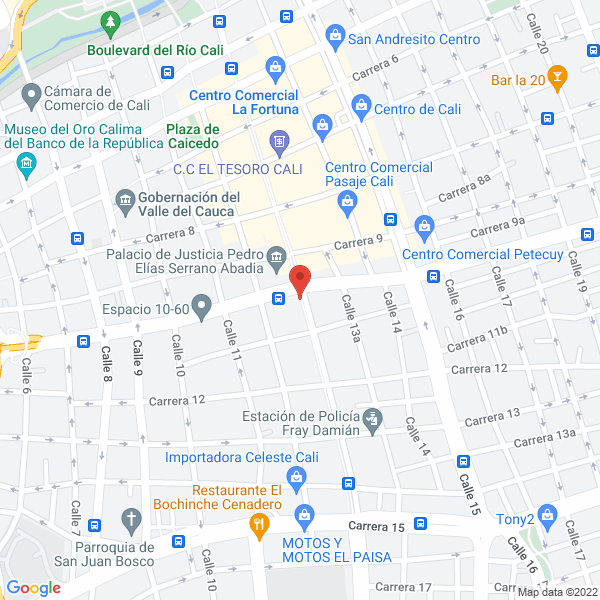 Map of Tapicería Y Mueblería Santa Elena