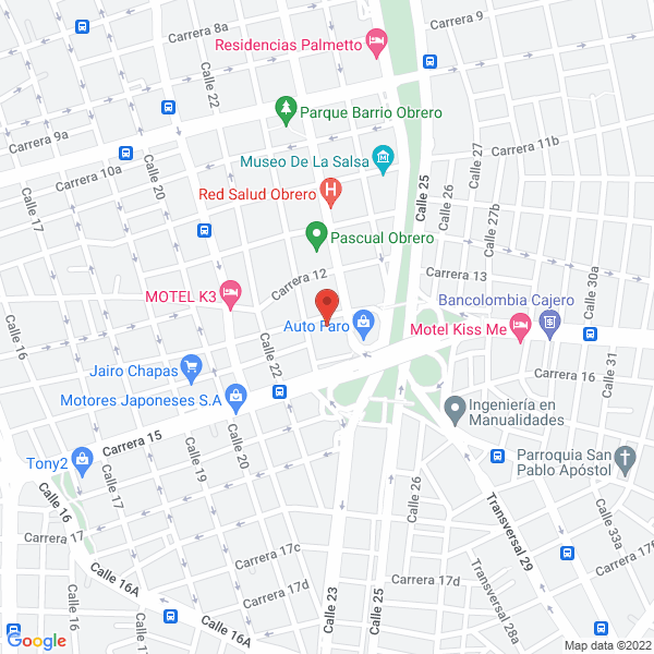 Map of Empaquetaduras Cami Ltda.