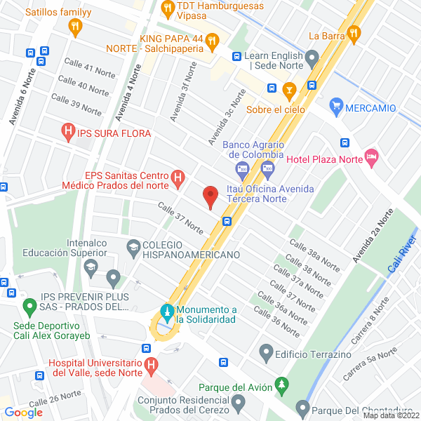 Map of Mejor Vivir Constructora S.A.