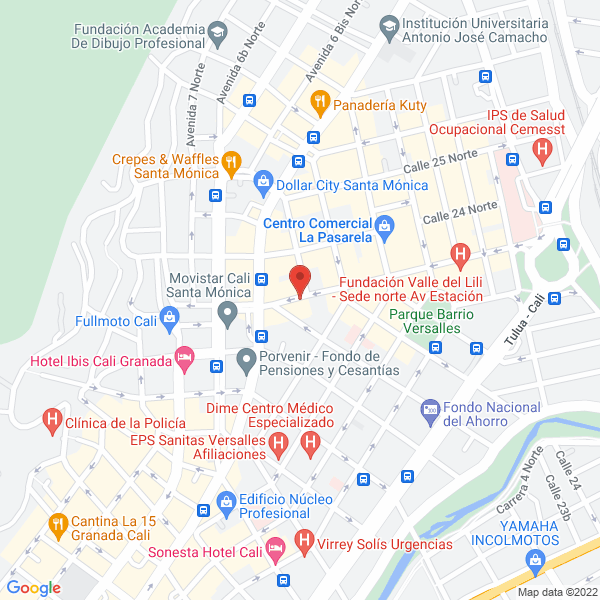 Map of Fundacion Mipymes