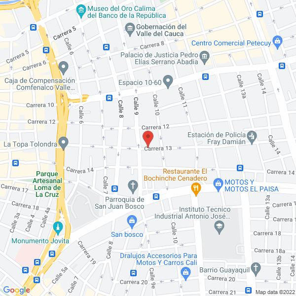 Map of Cereria Santa Teresita & Cia Ltda