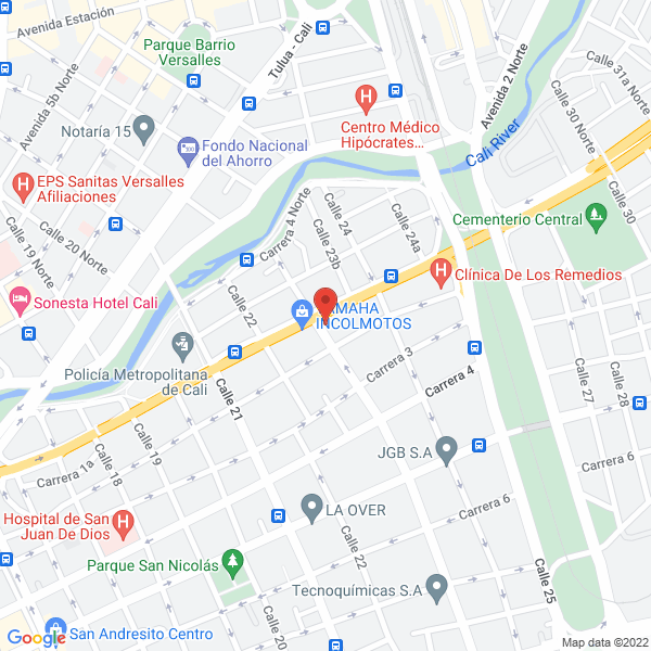 Map of Holmes Rodríguez & Cía. Ltda.