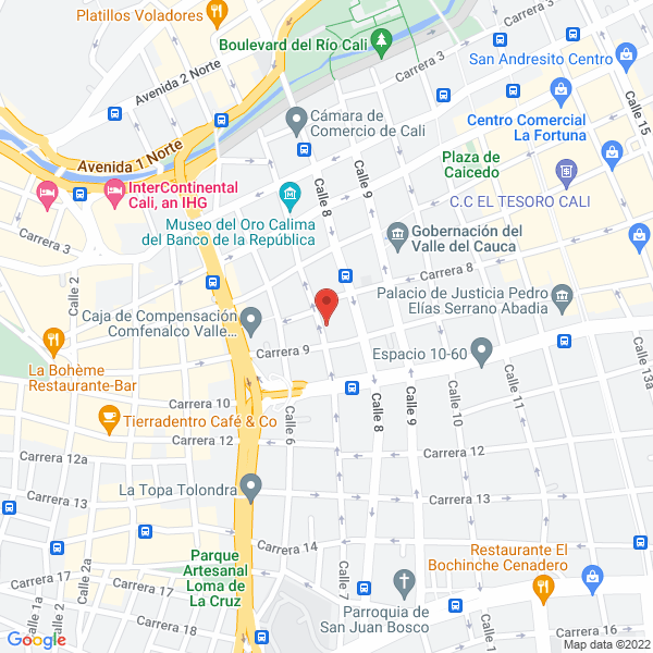 Map of Pro Desarrollo