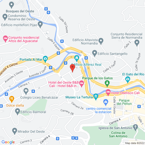 Map of Bernal Baena & Cía. S.C.A.