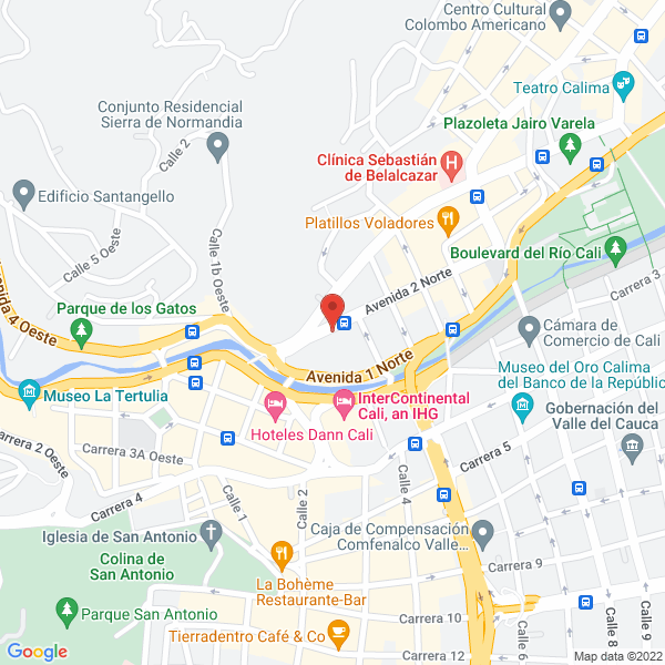 Map of Parrilla Bar La Boca