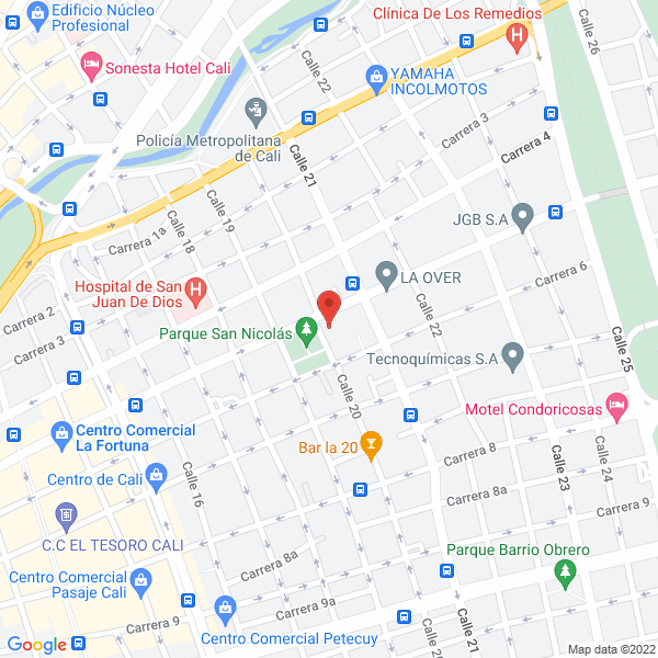 Map of Parroquía San Nicolás
