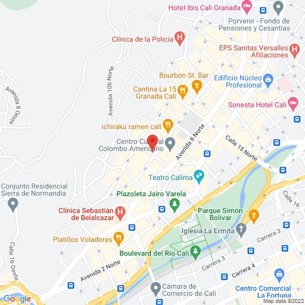 Map of Centro Colombiano De Estudios Ltda